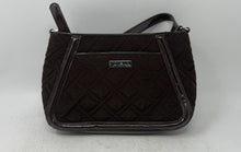 Load image into Gallery viewer, Vera Bradley Womens Trapeze Brown Quilted Adjustable Strap Crossbody Handbag