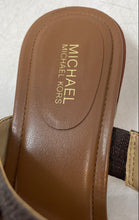 Load image into Gallery viewer, Michael Kors Womens Brown Open Toe Slip-On Slide Sandals Size 6.5M