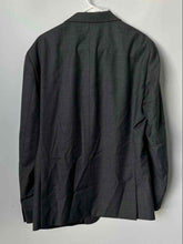 Load image into Gallery viewer, Calvin Klein Mens Gray Slim Fit Notch Lapel Single-Breasted Blazer Size 44R