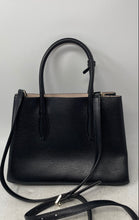 Load image into Gallery viewer, Kate Spade New York Womens Eva Black Leather Detachable Strap Satchel Handbag