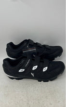 Load image into Gallery viewer, CyclingDeal Mens Black Hook And Loop 4 Bolt Road Cycling Shoes Size EUR 48