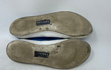 Load image into Gallery viewer, Sperry Womens Seaside Royal Blue Leather Perforated Sneaker Shoes Size 8.5M
