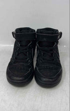 Load image into Gallery viewer, Nike Kids Court Borough Mid 2 Black Mid Top Hook & Loop Sneaker Shoes Size 11C