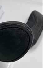 Load image into Gallery viewer, Authentic Tory Burch Womens Black Slip-On Ballet Flats Size 6.5M Damaged