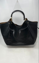 Load image into Gallery viewer, Sondra Roberts Womens Squared Black Leather Bottom Studs Top Handle Shoulder Bag