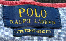 Load image into Gallery viewer, Polo Ralph Lauren Mens Red Stretch Classic Fit Flat Front Chino Shorts Size 38