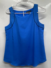 Load image into Gallery viewer, Banana Republic Womens Blue Sleeveless Round Neck Keyhole Back Tank Top Size XS