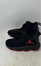 Load image into Gallery viewer, Nike Mens Air Jordan Super.Fly MVP PF Black Red Lace-Up Basketball Shoes Size 8