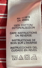 Load image into Gallery viewer, Michael Kors Mens Red Striped Print Cotton Long Sleeve Button-Up Shirt Size XXL