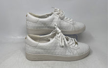 Load image into Gallery viewer, Michael Kors Womens Colby White Embossed Monogram Lace-Up Sneakers Shoes Size 9M
