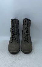 Load image into Gallery viewer, Timberland Womens Tillston Gray Green Block Heel Lace-Up Ankle Bootie Size 8.5