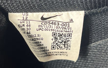 Load image into Gallery viewer, Nike Mens Court Vision Low CD5463-001 Black White Sneaker Shoes Size 12