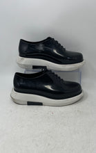 Load image into Gallery viewer, Melissa Womens Campos Grunge Black White Leather Lace-Up Sneaker Shoes Size 8