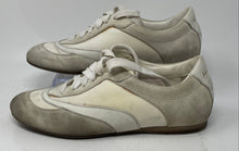 Load image into Gallery viewer, Authentic Salvatore Ferragamo Womens Mansfield Beige Sneaker Shoes Sz 7B Damaged