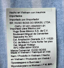 Load image into Gallery viewer, Hugo Boss Mens Blue White Striped Print Short Sleeve T-Shirt Size XXL INT