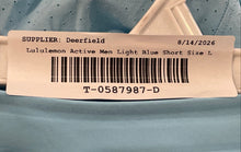 Load image into Gallery viewer, Lululemon Mens Blue Elastic Waist Activewear Athletic Shorts Size Large