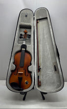 Load image into Gallery viewer, Mendini By Cecilio Brown Musical Instrument Acoustic Violin With Case