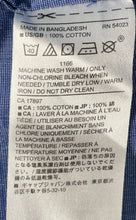 Load image into Gallery viewer, Banana Republic Mens Blue Long Sleeves Slim Fit Button-Up Shirt Size Medium