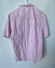 Load image into Gallery viewer, Old Navy Mens White Red Short Sleeve Collared Button-Up Shirt Size Medium