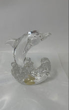 Load image into Gallery viewer, Vintage Princess House 24 Percent Lead Crystal Rocking Dolphin Figurine