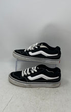 Load image into Gallery viewer, Vans Mens Caldrone 500714 Black White Low Top Lace-Up Sneaker Shoes Size 7