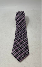 Load image into Gallery viewer, Adrienne Vittadini Mens Multicolor Plaid Adjustable Pointed Tie
