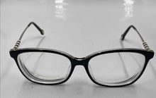 Load image into Gallery viewer, Authentic Carolina Herrera Women's Silver-Tone Black & White Glasses