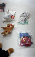 Load image into Gallery viewer, Lot Of 14 Pcs Assorted Ty Beanie Babies Collectible Plush Toys And Small Doll