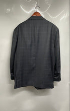 Load image into Gallery viewer, Lineage Mens Gray Notch Collar Long Sleeve Two-Button Blazer Size 50R