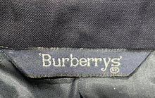 Load image into Gallery viewer, Authentic Burberrys Mens Blue Wool Long Sleeve Two-Button Blazer Size EUR 46R