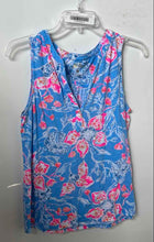 Load image into Gallery viewer, Lilly Pulitzer Womens Multicolor Floral Sleeveless Pullover Blouse Top Size M