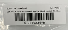 Load image into Gallery viewer, Lot Of 4 Assorted Apple iPad 4th Gen Model A1458 Tablet Not Tested For Parts