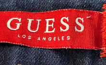 Load image into Gallery viewer, Guess Mens Blue Medium Wash Distressed Denim Skinny Leg Jeans Pants Size 30