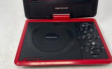 Load image into Gallery viewer, DBPOWER Model NS-758 Red Black Audio Video 7 Inch Portable DVD Player Not Tested