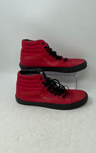 Load image into Gallery viewer, Vans Mens SK8 Hi Reissue 721500 Red Black Lace-Up Mid Top Sneaker Shoes Size 11