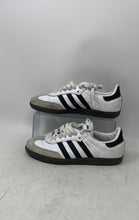 Load image into Gallery viewer, Adidas Mens Samba ADV GZ8477 White Black Gray Suede Sneaker Shoes Size 4.5