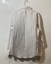Load image into Gallery viewer, Calvin Klein Mens White Printed Slim Fit Long Sleeve Dress Shirt Sz M With Tags