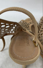 Load image into Gallery viewer, My Shoes Caio Castro Womens Beige Leather High Slingback Heels Size 8 B