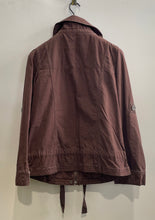 Load image into Gallery viewer, Mossimo Supply Co. Womens Brown Cotton Cinched Full-Zip Utility Jacket Size L