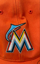 Load image into Gallery viewer, 47 Brand Mens Orange Miami Marlins Embroidered Adjustable Baseball Cap One Size