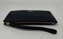 Load image into Gallery viewer, Kate Spade New York Womens Lucy Black Saffiano Leather Zip Top Wristlet Wallet