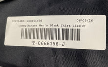 Load image into Gallery viewer, Tommy Bahama Mens Black Long Sleeve Collared Regular Fit Button-Up Shirt Size M