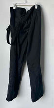 Load image into Gallery viewer, St. John's Bay Mens Black Sleeveless Suspender Strap Ski Overalls Size Large