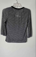 Load image into Gallery viewer, The Limited Womens Black White Printed 3/4 Sleeve Blouse Top Size XS