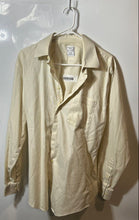 Load image into Gallery viewer, Pronto Uomo Mens Light Beige Cotton Long Sleeve Slim Fit Dress Shirt Sz 16 34/35