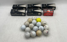 Load image into Gallery viewer, Lot Of 35 Pieces Assorted Mixed Variety Multicolor Golf Balls With Boxes