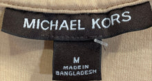 Load image into Gallery viewer, Michael Kors Mens Beige Cotton Short Sleeve Collared Polo Shirt Size M