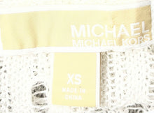 Load image into Gallery viewer, Michael Kors Womens White Crew Neck Pullover Knitted Blouse Top Size XS