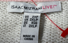 Load image into Gallery viewer, Isaac Mizrahi Womens Beige Brown Sequin Long Sleeve Cardigan Sweater 2XP W/Tag