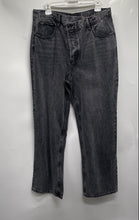 Load image into Gallery viewer, Fashion Nova Womens Black Denim Pockets The Crossover Straight Leg Jeans Size 13